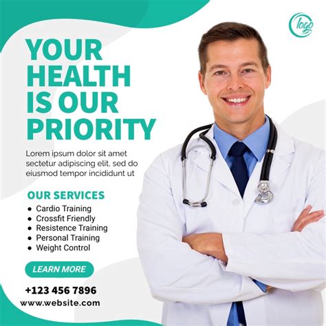 Medical Services Banner Ad Template Postermywall