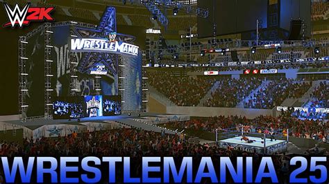 WRESTLEMANIA 25 ARENA MOD WWE 2K MODS YouTube