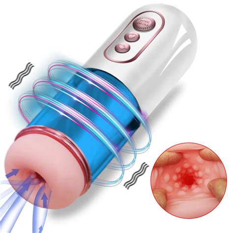 Masculino automático masturbador copo sucção vibração boquete vagina