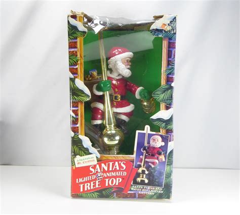 1994 Vintage Rare Mr Christmas Santa S Lighted Animated Etsy