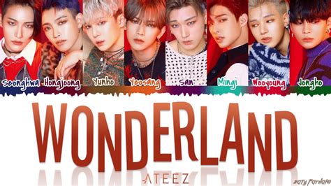 Ateez 에이티즈 Wonderland Color Codedhanromeng Youtube