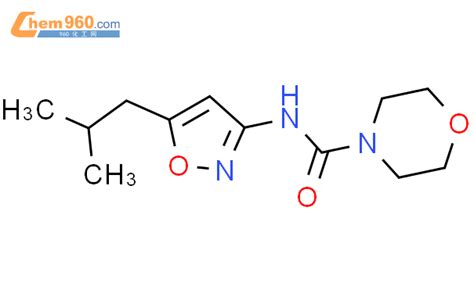 Morpholinecarboxamide N Methylpropyl Isoxazolyl