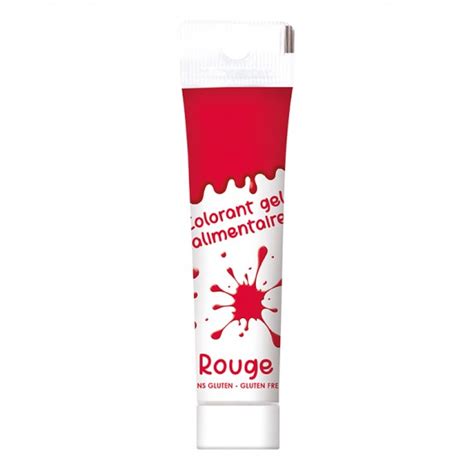 Colorant Alimentaire Gel Rouge