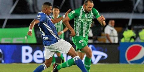 Atlético Nacional vs Millonarios vía Win Sports sigue EN VIVO este