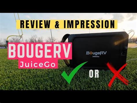 Review And Impressions Bougerv Juicego Wh Portable Power Station