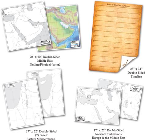 Bible Lands Activity Map Set – GeoMatters