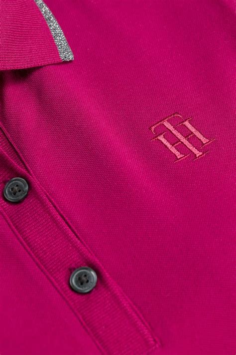 Tommy Hilfiger Polo Shirt Magenta Günstig Online Kaufen Outletcity