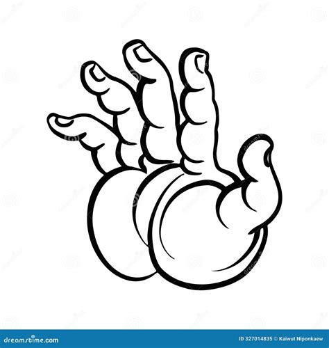 Cartoon Helping Hands Stock Vector Illustration Of Mark 327014835