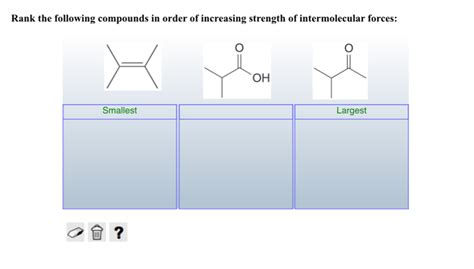 Solved Rank The Following Compounds In Order Of Increasing