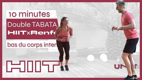 HIIT RENFO Bas du Corps Séance Intense en double TABATA Full Bas du