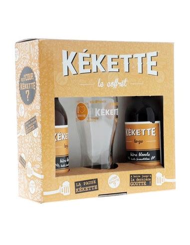 COFFRET KEKETTE BLONDE 2X33CL 1 VERRE GRATUIT