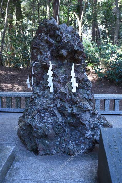 Shimenawa Shinto Straw Festoon In The Japanese Shrine Shimenawa