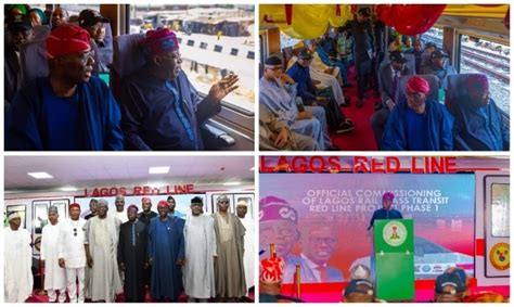 Tinubu Inaugurates Lagos Red Line Rail Project Dateline Nigeria