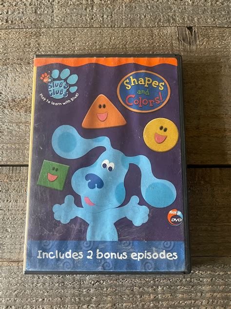 Blue's Clues Dvds // You Choose // Bluestock, Classic Clues or Shapes and Colors // Early 2000's ...