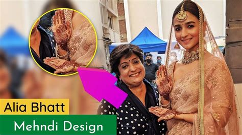 Alia Bhatt Mehndi Design For Hands Simple Henna Style 2022 For Beginne Mehndi Designs