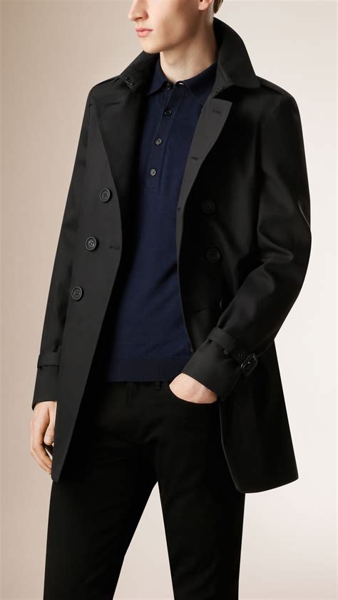 Double Breasted Cotton Trench Coat Double Breasted Coat Mens Coat