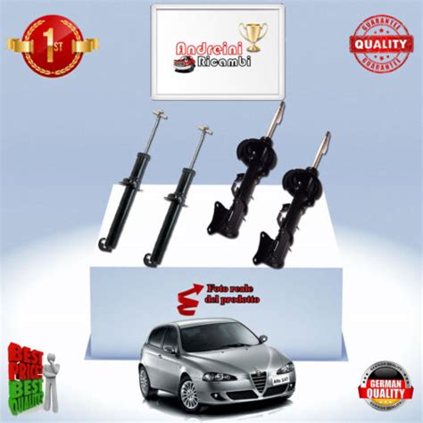 KIT 4 AMMORTIZZATORI ANT POST ALFA ROMEO 147 1 6 88KW 120CV DAL 2007