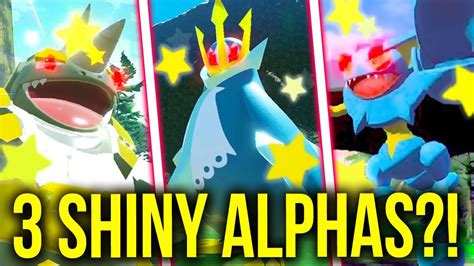 Live Shiny Alphas Empoleon Gliscor Rhyperior In Pokemon