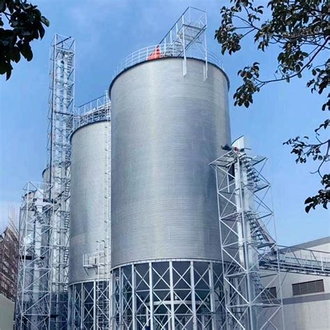 Wheat Corn Maize Steel Grain Storage Silo For Foul Milling Silo And