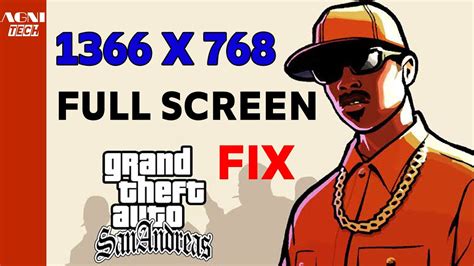 Gta San Andreas Wide Screen Fix Pc Youtube