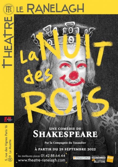 Avis Sur La Pièce De Théâtre La Nuit Des Rois William Shakespeare