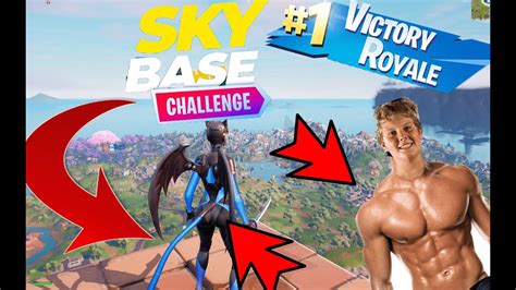 Objectif Faire Un Top En Faisant Une Skybase Sur Fortnite Youtube