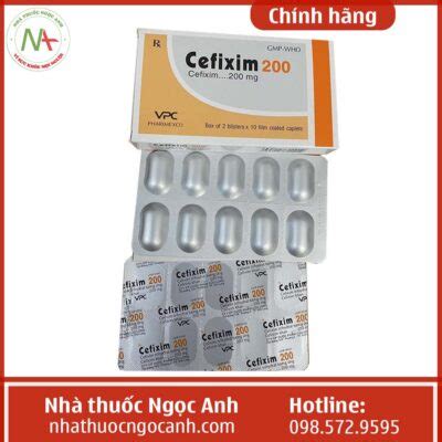 Thuốc Cefixim 200 VPC có tác dụng gì giá bao nhiêu mua ở đâu