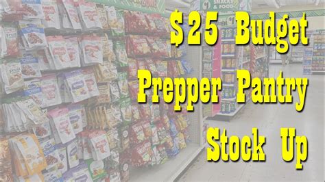 25 Budget Prepper Pantry Haul From Dollar Tree Stock Up YouTube