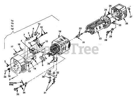 Homelite Lr Ut A Homelite Generator Generator End Parts