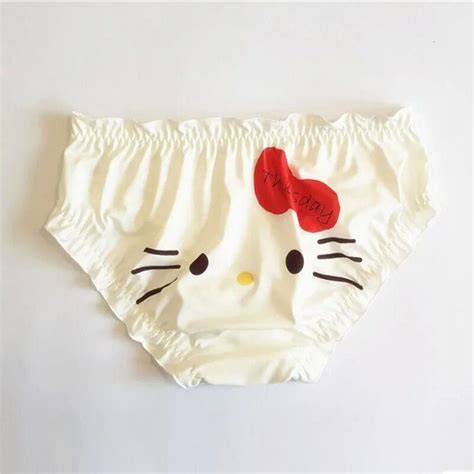 Sanrio Hello Kitty Women Sexy Panties Low Waist Cute Kawaii Girl My Melody Ruffles Seamless