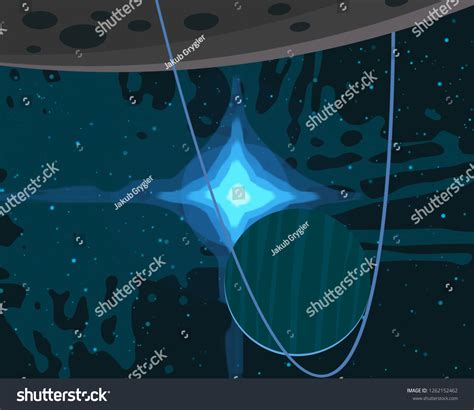 2d Illustration Cartoon Space Background Picture Stock Illustration 1262152462 Shutterstock