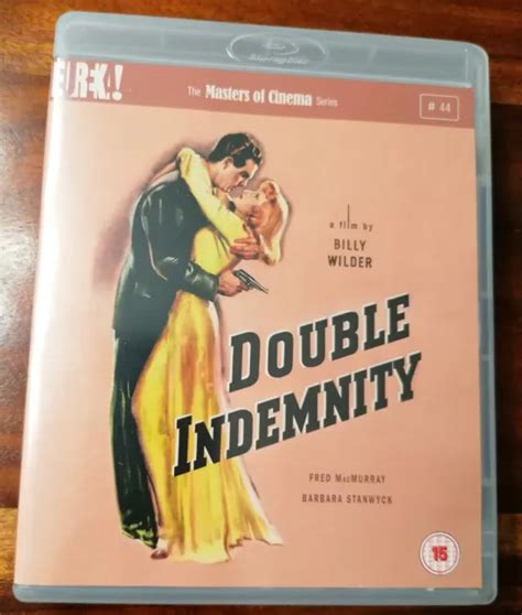 DOUBLE INDEMNITY BILLY Wilder Masters Of Cinema Eureka Blu Ray EUR 14