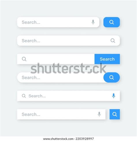 Various Search Bar Templates Internet Browser Stock Vector (Royalty Free) 2203928997 | Shutterstock