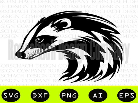 Badger Svg Badger Clipart Badger Svg Animal Svg Badger Svg Badger