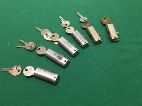 Chicago Hudson And Misc Cabinet Locks W Working Keys Set Of