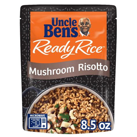 Uncle Bens Ready Rice Mushroom Risotto SIDE Walmart