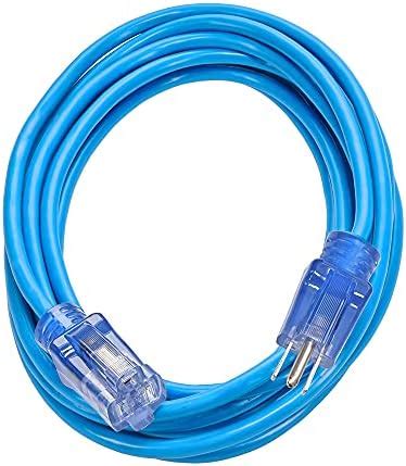 Amazon Otimo 25 Ft 14 3 SJTW Blue Premium Outdoor Extension Cord