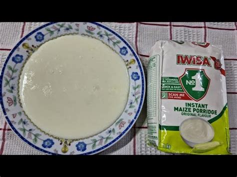 Maize Meal Porridge Recipe Healthy Breakfast Porridge Instant