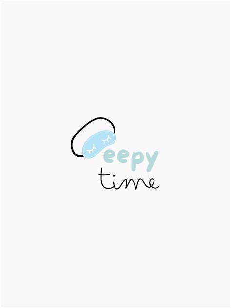 Eepy Time Sticker For Sale By Abyssoasis Redbubble