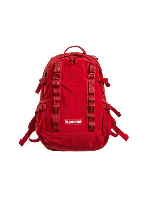 Supreme Backpack Fw20 Dark Red On Carousell