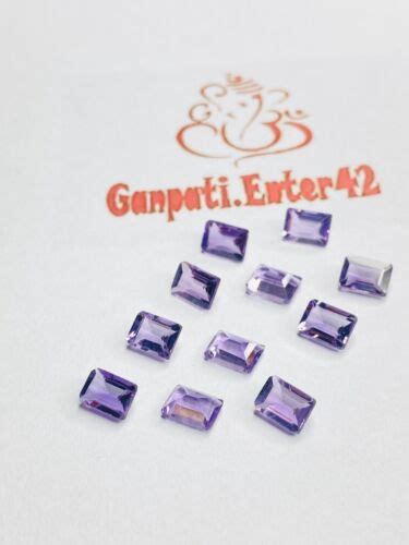 Natural Pink Amethyst Faceted Octagon Cut X Mm Calibrated Loose