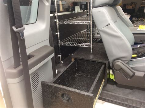 Custom Storage Solution For Extended Cab Ford F 250 Work Truck Pinterest Ford And Cars