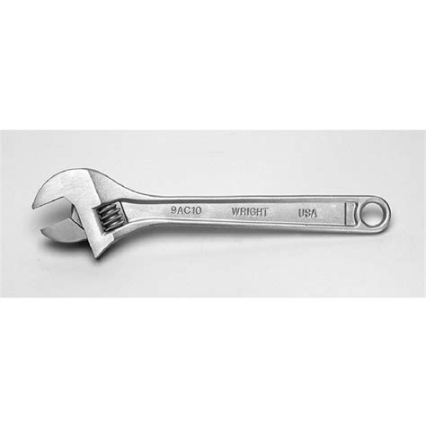 Wright Tool 9ac08 Adjustable Wrench Chrome Finish 8 Wri9ac08