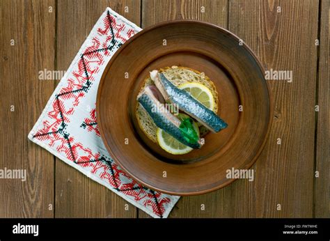 Soused Herring Herring Soaked In A Mild Preserving Liquid It Can Be