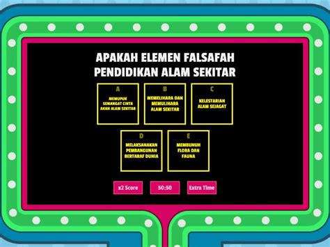 KRISIS ALAM SEKITAR Gameshow Quiz