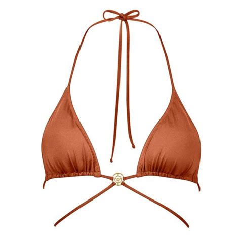 Watercult The Essentials Triangle Bikini Oberteil Terracotta Annadiva