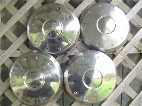 Ford Galaxie Fairlane Ltd Police Pickup Truck Hubcaps Wheel Covers