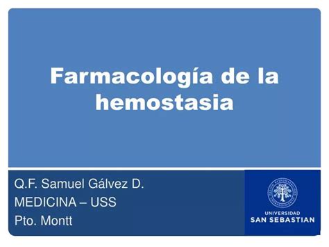 Ppt Farmacolog A De La Hemostasia Powerpoint Presentation Free