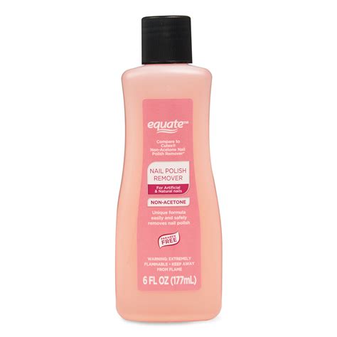 Equate Non-Acetone Nail Polish Remover, 6 fl oz - Walmart.com - Walmart.com