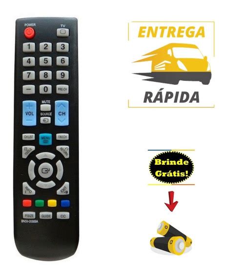 Controle Remoto Original Tv Samsung Bn59 00869a MercadoLivre